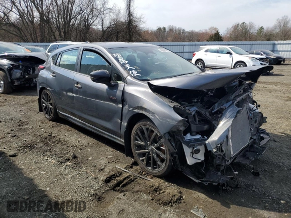 2024 Subaru Impreza RS with VIN JF1GUHJC3R8308648, listed as a Copart auction lot 49891355 with 18,371 mi miles and Salvage Title. Bid and sale history available at carsss.com. Image 4.