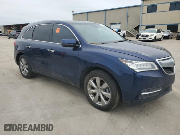 2015 Acura MDX Advance/Entertainment Pkg with VIN 5FRYD3H80FB014718, listed as a Copart auction lot 51899015 with 156,351 mi miles and Clean Title. Bid and sale history available at carsss.com. Image 4.