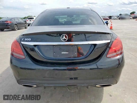 2019 Mercedes-Benz C 300 with VIN 55SWF8DB8KU298285, listed as a Copart auction lot 56227345 with 55,787 mi miles and Salvage title. Bid and sale history available at DreamBid. Image 6.
