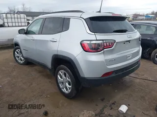 2024 Jeep Compass Latitude with VIN 3C4NJDBNXRT175441, listed as a IAAI auction lot 41860069 with 15,357 mi miles. Bid and sale history available at carsss.com. Image 3.