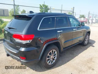 2014 Jeep Grand Cherokee Limited with VIN 1C4RJFBM5EC496734, listed as a IAAI auction lot 42809206 with 68,983 mi miles and . Bid and sale history available at DreamBid. Image 4.