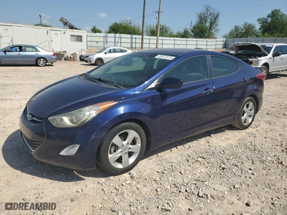 2013 Hyundai Elantra Limited PZEV with VIN 5NPDH4AE4DH431980, listed as a Copart auction lot 53617515 with 144,187 mi miles and Clean Title. Bid and sale history available at carsss.com. Image 1.
