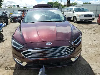 2017 Ford Fusion Titanium with VIN 3FA6P0D95HR208813, listed as a Copart auction lot 60832915 with 62,920 mi miles and Salvage title. Bid and sale history available at DreamBid. Image 5.