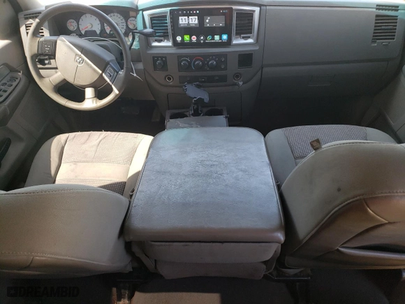 2007 Dodge Ram 1500 SLT with VIN 1D7HU18207J620165, listed as a Copart auction lot 52049735 with 201,267 mi miles and Salvage Title. Bid and sale history available at carsss.com. Image 8.