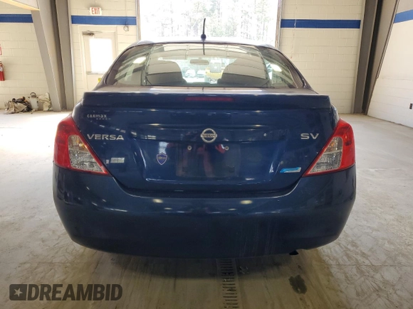 2014 Nissan Versa SV with VIN 3N1CN7AP0EK461009, listed as a Copart auction lot 47828175 with 125,832 mi miles and Clean Title. Bid and sale history available at DreamBid. Image 6.