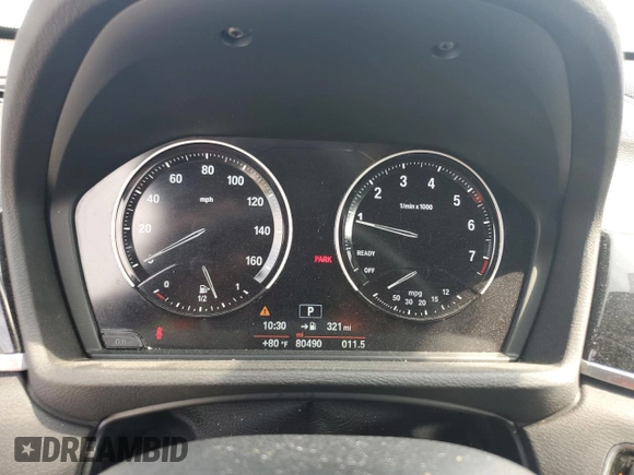 2018 BMW X1 sDrive28i z VIN WBXHU7C30J3H42992, wystawiony jako Copart lot #55065275 z przebiegiem 80 490 mil mil oraz Szkoda całkowita • Salvage title. Historia ofert i sprzedaży dostępna na DreamBid. Obrazek 9.