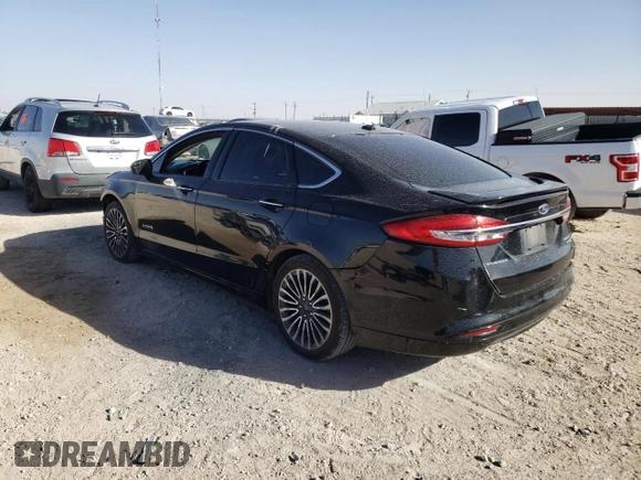 2018 Ford Fusion Hybrid Titanium with VIN 3FA6P0RU5JR247839, listed as a Copart auction lot 37485033 with 86,045 mi miles. Bid and sale history available at carsss.com. Image 2.