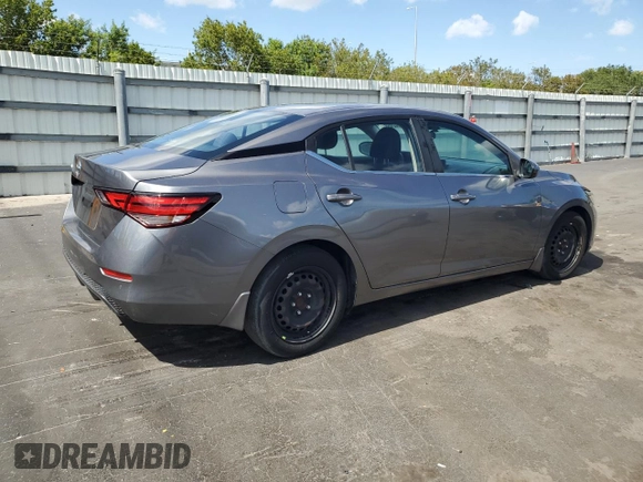 2022 Nissan Sentra S z VIN 3N1AB8BVXNY240341, wystawiony jako Copart lot #55802465 z przebiegiem Nie podano mil oraz Szkoda całkowita • Salvage title. Historia ofert i sprzedaży dostępna na DreamBid. Obrazek 3.