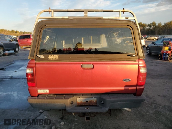 2001 Ford Ranger XL Fleet with VIN 1FTZR15E21TA68842, listed as a Copart auction lot 52757145 with 151,730 mi miles and Non Repairable. Bid and sale history available at DreamBid. Image 6.