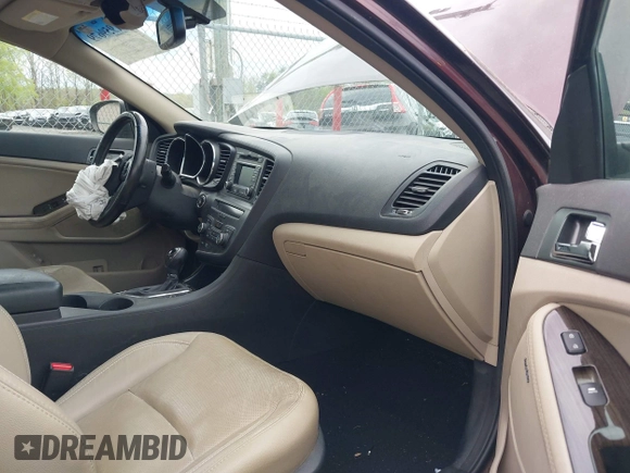 2013 Kia Optima EX with VIN 5XXGN4A73DG147517, listed as a IAAI auction lot 41959679 with 133,810 mi miles and . Bid and sale history available at DreamBid. Image 5.
