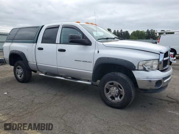 2003 Dodge Ram 2500 ST with VIN 3D7KU28D43G842698, listed as a Copart auction lot 70558994 with 84,707 mi miles and Salvage Title. Bid and sale history available at carsss.com. Image 4.
