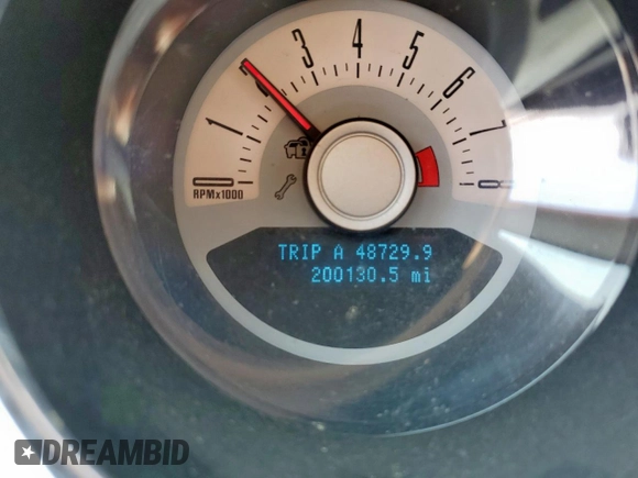 2011 Ford Mustang V6 with VIN 1ZVBP8AM2B5109535, listed as a Copart auction lot 58393135 with 200,130 mi miles and Salvage title. Bid and sale history available at DreamBid. Image 9.
