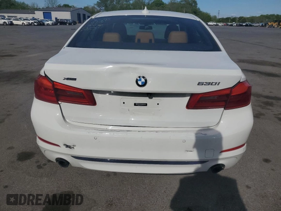 2019 BMW 5 Series 530i xDrive with VIN WBAJA7C50KWW31412, listed as a Copart auction lot 56159605 with 39,947 mi miles and Salvage title. Bid and sale history available at DreamBid. Image 6.
