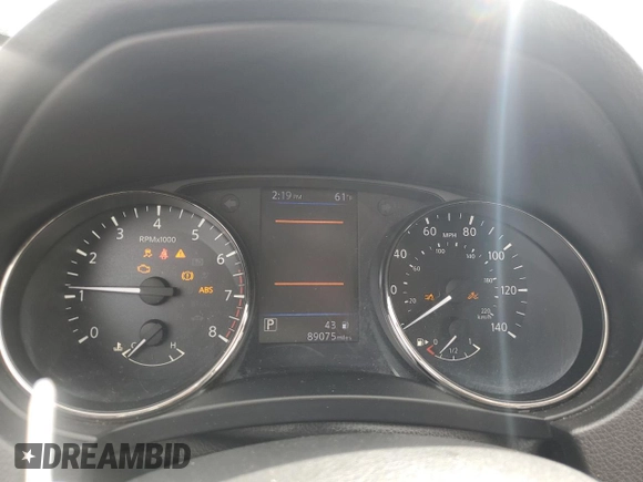 2019 Nissan Rogue SV with VIN JN8AT2MV6KW396503, listed as a Copart auction lot 50785285 with 89,075 mi miles and Salvage Title. Bid and sale history available at carsss.com. Image 9.