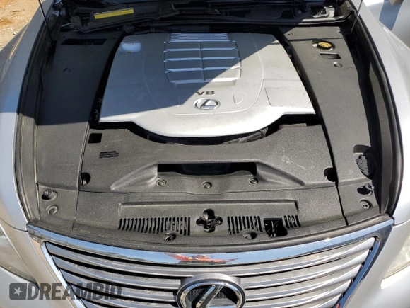 2010 Lexus LS 460 with VIN JTHCL5EF9A5007353, listed as a Copart auction lot 48305195 with 181,416 mi miles and Salvage title. Bid and sale history available at DreamBid. Image 11.