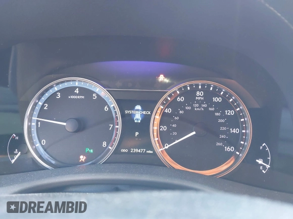 2013 Lexus GS 350 with VIN JTHBE1BL0D5014446, listed as a IAAI auction lot 41865141 with 239,477 mi miles and . Bid and sale history available at DreamBid. Image 7.
