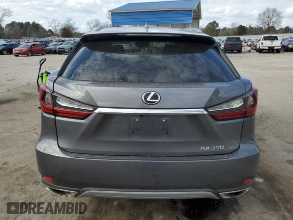 2021 Lexus RX with VIN 2T2HZMDA9MC301408, listed as a Copart auction lot 44231785 with 86,444 mi miles and Salvage Title. Bid and sale history available at carsss.com. Image 6.