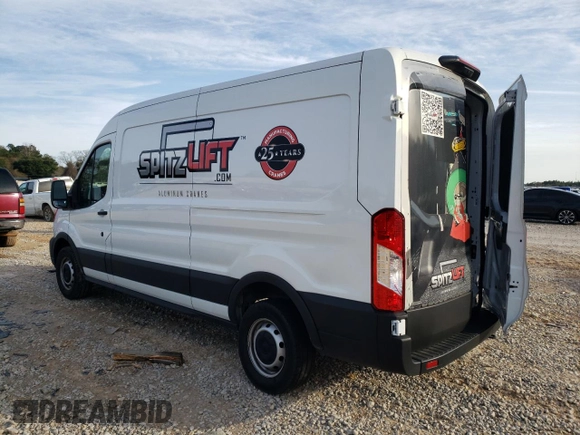 2023 Ford Transit Cargo with VIN 1FTBR1C86PKB77317, listed as a Copart auction lot 45195975 with 15,223 mi miles and Salvage Title. Bid and sale history available at DreamBid. Image 2.