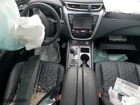 2023 Nissan Murano Platinum with VIN 5N1AZ2DS8PC142151, listed as a Copart auction lot 78829314 with 0 mi miles and Salvage Title. Bid and sale history available at carsss.com. Image 8.