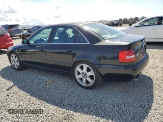 2002 Audi S4 with VIN WAURD68D82A001090, listed as a Copart auction lot 53684755 with 173,260 mi miles and Clean Title. Bid and sale history available at carsss.com. Image 2.