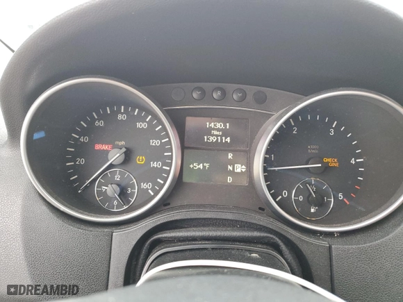 2011 Mercedes-Benz M-Class ML 350 BlueTEC with VIN 4JGBB2FB7BA657930, listed as a Copart auction lot 52014005 with 139,114 mi miles and Clean Title. Bid and sale history available at carsss.com. Image 9.