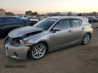 2017 Lexus CT with VIN JTHKD5BH9H2289603, listed as a Copart auction lot 80085064 with 104,419 mi miles and Salvage Title. Bid and sale history available at carsss.com. Image 1.