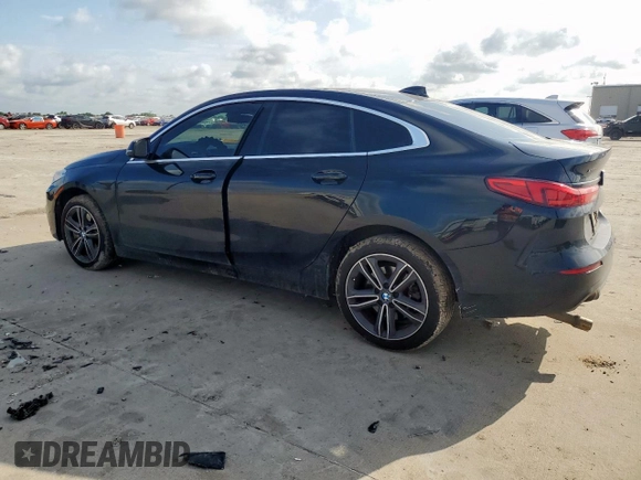 2021 BMW 2 Series 228i xDrive with VIN WBA73AK08M7H60909, listed as a Copart auction lot 59576345 with 46,602 mi miles and Salvage title. Bid and sale history available at DreamBid. Image 2.