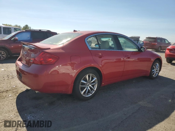 2008 Infiniti G35 x with VIN JNKBV61F08M259722, listed as a Copart auction lot 75865324 with 171,454 mi miles and Salvage Title. Bid and sale history available at DreamBid. Image 3.