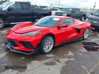 2023 Chevrolet Corvette 2LT with VIN 1G1YB2D47P5100608, listed as a IAAI auction lot 42103534 with 19,694 mi miles and . Bid and sale history available at DreamBid. Image 18.