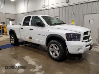 2006 Dodge 1500 SLT with VIN 1D7HU18246J115647, listed as a Copart auction lot 48012795 with 290,436 mi miles and Clean Title. Bid and sale history available at carsss.com. Image 4.