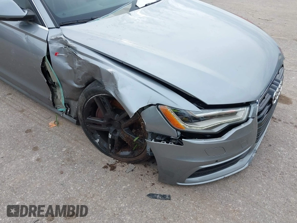 2015 Audi A6 3.0T Premium Plus with VIN WAUFGAFC9FN047047, listed as a IAAI auction lot 41328488 with 83,840 mi miles. Bid and sale history available at carsss.com. Image 6.