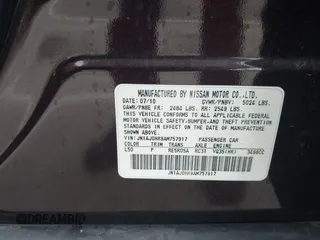 2010 Infiniti EX Journey с VIN JN1AJ0HR9AM757917, выставлен на аукционе IAAI как лот 42504189 с пробегом 200 776 миль миль и . История ставок и продаж доступна на DreamBid. Изображение 9.
