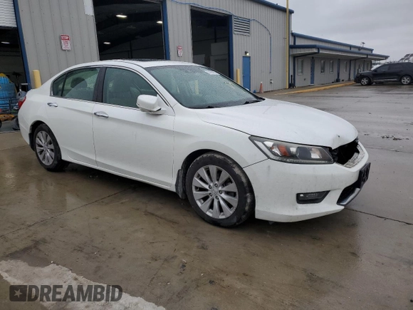 2014 Honda Accord Sedan EX-L with VIN 1HGCR2F88EA044827, listed as a Copart auction lot 51655035 with 148,624 mi miles and Salvage Title. Bid and sale history available at carsss.com. Image 4.
