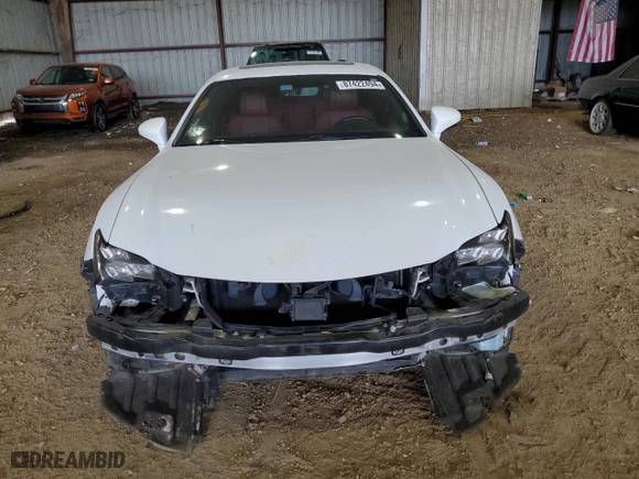 2017 Lexus RC with VIN JTHHE5BC4H5017521, listed as a Copart auction lot 87422494 with 104,872 mi miles and Salvage Title. Bid and sale history available at carsss.com. Image 5.
