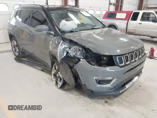 2021 Jeep Compass Limited with VIN 3C4NJDCBXMT596069, listed as a IAAI auction lot 42051527 with 120,236 mi miles and . Bid and sale history available at DreamBid. Image 6.