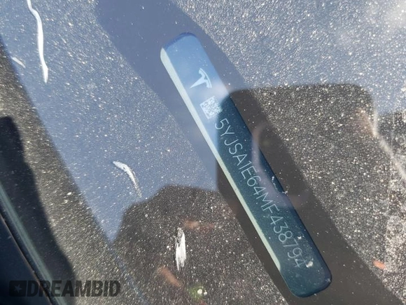 2021 Tesla Model S Plaid with VIN 5YJSA1E64MF438794, listed as a Copart auction lot 56903365 with 63,671 mi miles and Salvage title. Bid and sale history available at DreamBid. Image 13.