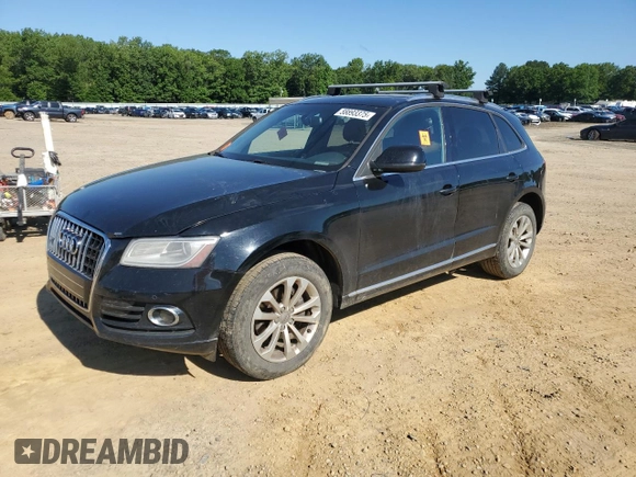 2013 Audi Q5 Premium Plus with VIN WA1LFAFP9DA033093, listed as a Copart auction lot 58893375 with 199,844 mi miles and Clean title. Bid and sale history available at DreamBid. Image 1.