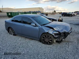 2007 Acura TSX with VIN JH4CL96877C017892, listed as a Copart auction lot 42553295 with 0 mi miles and Salvage Title. Bid and sale history available at carsss.com. Image 4.