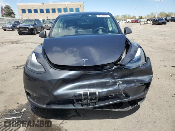2024 Tesla Model Y Long Range с VIN 7SAYGAEEXRF115893, выставлен на аукционе Copart как лот 55174035 с пробегом 68 078 миль миль и Списание • Salvage title. История ставок и продаж доступна на DreamBid. Изображение 5.