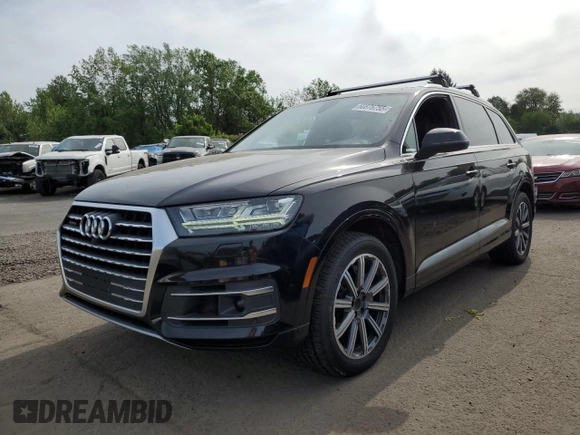 2017 Audi Q7 Premium Plus z VIN WA1LAAF73HD025493, wystawiony jako Copart lot #60876755 z przebiegiem 97 653 mil mil oraz Czysty tytuł • Clean title. Historia ofert i sprzedaży dostępna na DreamBid. Obrazek 1.