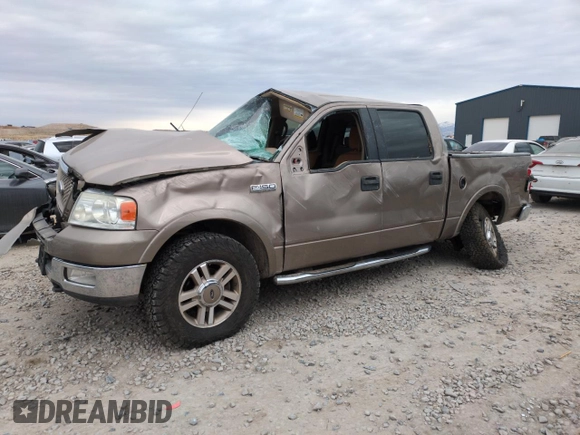 2005 Ford F-150 XLT with VIN 1FTPW14505KB44720, listed as a Copart auction lot 42206155 with 0 mi miles and Salvage Title. Bid and sale history available at carsss.com. Image 1.