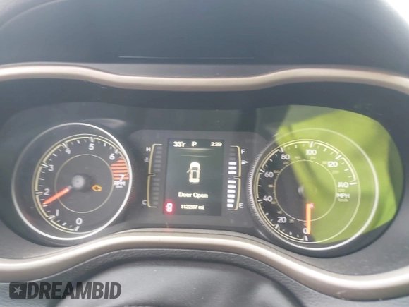 2017 Jeep Cherokee Sport with VIN 1C4PJMAB3HW599844, listed as a IAAI auction lot 41612508 with 112,237 mi miles. Bid and sale history available at carsss.com. Image 15.