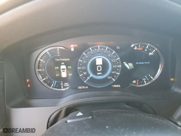 2019 Cadillac Escalade Luxury with VIN 1GYS3BKJ1KR268050, listed as a Copart auction lot 80866924 with 78,078 mi miles and Salvage Title. Bid and sale history available at carsss.com. Image 9.