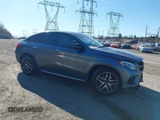 2017 Mercedes-Benz GLE 43 AMG z VIN 4JGED6EB7HA063993, wystawiony jako IAAI lot #41886894 z przebiegiem 50 808 mil mil oraz . Historia ofert i sprzedaży dostępna na DreamBid. Obrazek 1.