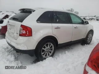 2011 Ford Edge SEL with VIN 2FMDK3JC4BBB06227, listed as a Copart auction lot 37962614 with 128,574 mi miles and Salvage Title. Bid and sale history available at carsss.com. Image 3.