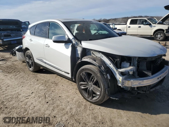 2021 Acura RDX w/A-Spec Package with VIN 5J8TC2H62ML011631, listed as a Copart auction lot 46525365 with 58,849 mi miles and Salvage Title. Bid and sale history available at carsss.com. Image 4.