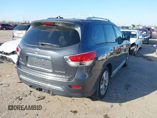 2014 Nissan Pathfinder SL with VIN 5N1AR2MN2EC613573, listed as a IAAI auction lot 41559855 with 195,471 mi miles and . Bid and sale history available at DreamBid. Image 4.