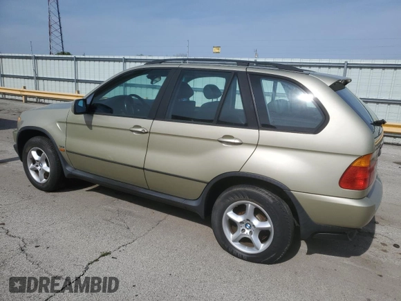 2002 BMW X5 3.0i with VIN 5UXFA53572LP51267, listed as a Copart auction lot 48763795 with 154,199 mi miles and Non Repairable. Bid and sale history available at carsss.com. Image 2.
