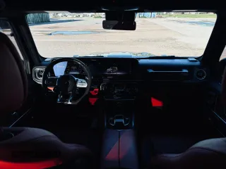 2020 Mercedes-Benz G 63 AMG z VIN WDCYC7HJ0LX335684, wystawiony jako Copart lot #87609355 z przebiegiem 8 807 mil mil oraz Szkoda całkowita • Salvage title. Historia ofert i sprzedaży dostępna na DreamBid. Obrazek 9.