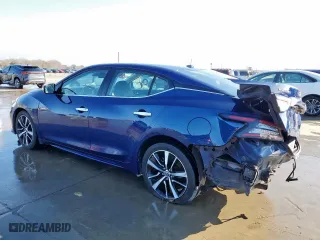 2021 Nissan Maxima SV with VIN 1N4AA6CV8MC512644, listed as a Copart auction lot 45953605 with 53,206 mi miles and Salvage Title. Bid and sale history available at carsss.com. Image 2.